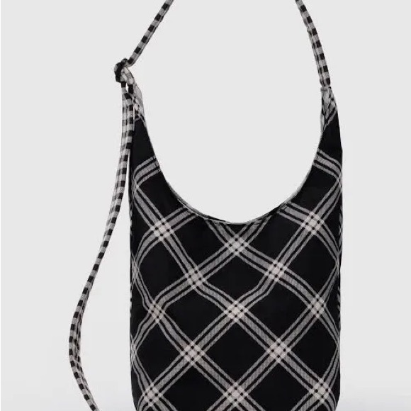 BAGGU Nylon sling bag in plaid - Picture 2 of 3